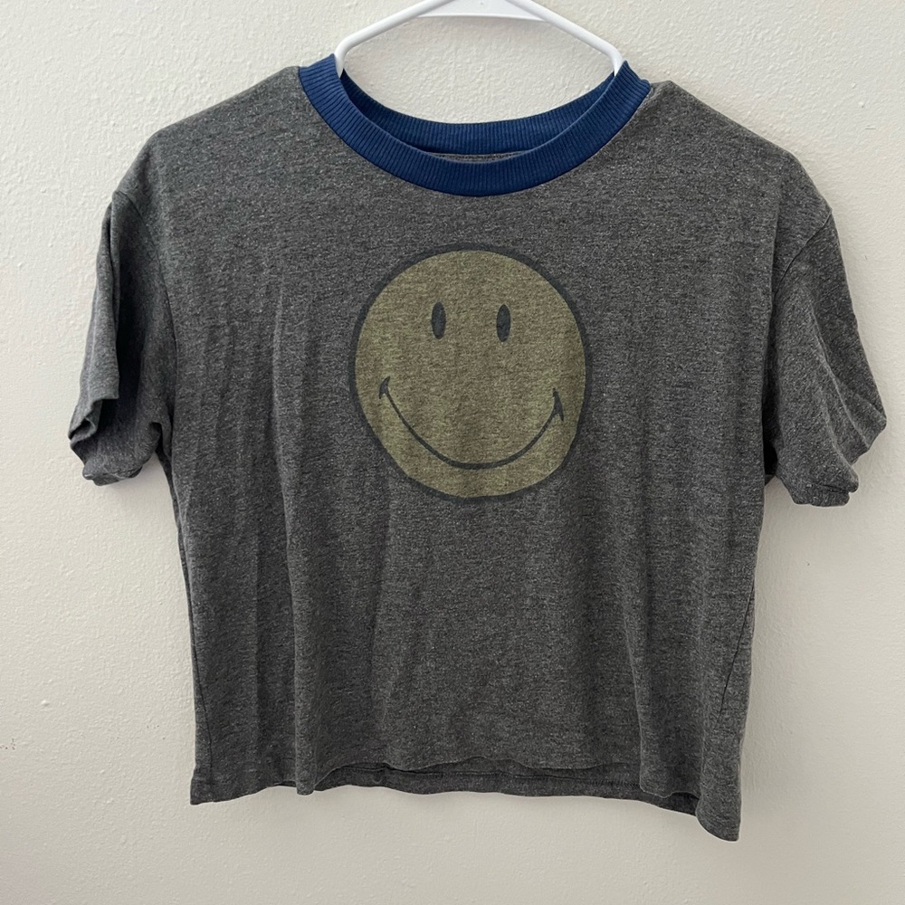 Grey Crop Top